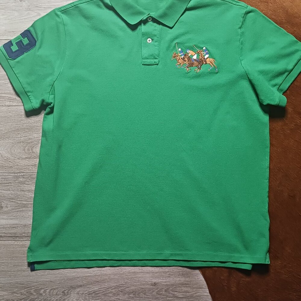 Polo Ralph Lauren Big Pony Stampede Polo Shirt Green